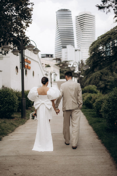 Engagement glitter dress